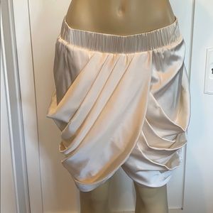 Magaschoni cream colored Silk Skirt